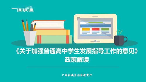 《关于加强普通高中学生发展指导工作的意见》图解广告设计